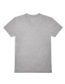 Heren T-shirt B&C E150 V Hals Sport Grey
